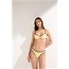 Calzedonia Balconcino Costume Bicolor Piping Nero