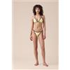 Calzedonia Perizoma Costume Bicolor Piping Nero