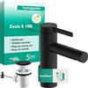 Hansgrohe 74720670 Miscelatore monocomando lavabo, Nero Opaco, altezza bocca 104 mm