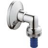 Grohe 41125000 Eggemann Original WAS, Raccordo a gomito per Flessibile Doccia DN15 [Vecchio Modello]