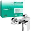 hansgrohe Rebris S miscelatore monocomando per doccia esterno, rubinetto per doccia a 1 funzione, cromo