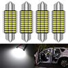 KATUR 41mm 42mm Festoon C5W Lampadine a LED 6000K Chipset Super Bright Chipset Canbus Senza errori per 211-2 212-2 214-2 2112 569 578 Targa Interna luci Targa (4pcs, Bianco)
