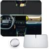CDEFG [Aggiornamento] CDEFG Compatibile con FIAT Grande Panda 2025 2026 Parasole Coperture Parabrezza Ombrellone Anteriore Parabrezza Parabrezza Auto Parasole Accessori
