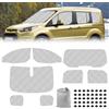 kswiown Parabrezza Auto Compatibile con Ford Tourneo Connect (SWB) 2013-2022, 8 Pezzi Tappetino Termico Cabina, Parasole Interna Auto Impermeabile e Pieghevole