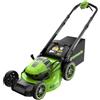 Greenworks 48V (24V x 2) Tagliaerba a batteria autopropulso, larghezza di taglio 46 cm, fino a 440 m², regolazione altezza taglio centrale 8 posizioni, senza batteria e caricabatteria- LM4602S