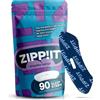 Zippit Cerotti bocca per dormire - 90 pezzi con vestibilità ottimizzata - mouth tape for sleeping - Cerotti Zippit per russare per chiudere la bocca con il nastro adesivo durante la notte