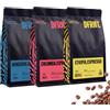 DFRNT. Pack Degustazione 3 x 250 g - Caffè di specialità in grani Colombia, Honduras ed Etiopia (86,75 Punti SCA) - 100% Arabica - Ideale per macchine espresso