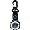 JewelryWe Orologio LED con Moschettone Digitale con Bussola, Orologio Multifunzionale per Medici,Orologio Sportivo all'aperto,Clip-on Carabiner Pocket Watch Nurse