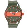 Oozoo Timepieces C11230_C11234_Parent Orologio da uomo | Orologio da polso da uomo di alta qualità | Orologio analogico da uomo, verde/arancione fluo (alluminio), cinghia