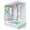MONTECH Case Montech Sky 3 Midi Tower ATX ARGB Vetro Temperato Bianco