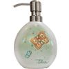 Thun Dosa-sapone per sapone liquido in ceramica decorazione farfalla, 1 pezzo