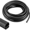 PATIKIL Guarnizione Per Porte E Finestre, 5/16 Larghezza Bulbo TPE Guarnizione Per Fessure Di 0.3 Per Cornici Di Porte E Finestre (10 M/33 Ft, Nero)