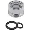 tooloflife Adattatore per rubinetto in metallo, 1 connettore aeratore femmina da 17 mm a 22 mm per filtro dell'acqua da cucina per rubinetto femmina