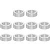 PATIKIL M5 Distanziali in Alluminio, 10pz Distanziali Metallici in Alluminio 5,2mm ID x 8mm OD x 3mm L Distanziali Alluminio a Vite Separata Rotondi per Viti 1/5 M5