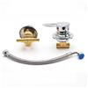 HEHUANG 2/3/4/5 Vie Rubinetto Doccia Miscelatore Acqua Fredda E Calda In Due Parti Doppio Supporto Controllo Tipo Rotante Fisso (Intubazione 2 Vie)