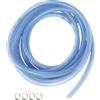 ELECTROMECANICA CANTABRIA ELCAN ELCAN 5 metri di tubo o tubo multiuso universale trasparente con diametro 6x12mm con 2 fascette. PVC flessibile alimentare. Per acqua, gas, benzina, oli, industria, acquari...