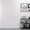 Porte Italiane, Porta Raso Muro con Serratura Magnetica, Filomuro per Muratura o Cartongesso, Easy Wall BIANCA PRONTA CONSEGNA da 80x210 spingi SX - tira DX