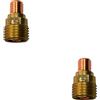 ELECTROMECANICA CANTABRIA ELCAN ELCAN 2 diffusori piccoli 45V45 GAS LENS per saldatura tungsteno 3,2 mm per torcia TIG serie WP 9 20 e 25. Consumabili e accessori professionali per saldatura con torcia o torcia TIG