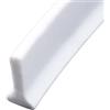IGTOPS Schwallschutz autoadesivo per doccia, 3 cm di altezza a forma di T, per doccia walk-in, barriera idraulica per separazione tra zona bagnata e asciutta, soglia doccia per sbarramento dell'acqua (Bianco