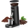 AAOBOSI Macina Caffe' Elettrico, Macina Caffè Professionale 110W, Batteria 2600mAh, Macinacaffè Portatile con 60 Livelli di Macinatura, Include Portafiltro per Macchine da Caffè Espresso