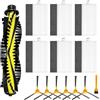 Fixbetter Kit di Accessori di Ricambio per Tesvor X500, X500 PRO, M1, M2, per Neatsvor X500 Parti di Ricambio per aspirapolvere Robot, 1 Spazzola a Rullo, 6 filtri, 6 spazzole Laterali, 1 Spazzola