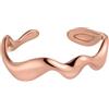 Purelei Abstract Wave Ring Donna - Anello da donna regolabile in acciaio inox durevole - Anelli impermeabili - Gioielli per il tuo look personalizzato, Anpassbar (50-56), Acciaio inossidabile, Non