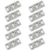 Niuhong 10 Pcs Lacci Fibbia Strass Bling Gioielli Diamanti Ciondolo per Scarpe Sportive e Casual