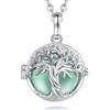 CELESTIA Richiamo degli Angeli Gravidanza, Collana Chiama Angeli, Ciondolo Gravidanza Placcato Argento Collana Donna Incinta con Lunga Catena 76~114 cm
