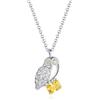 FANCIME Harry Potter x FANCIME Collaboration Sterling Silver Hedwig Necklace, Sterling Silver Pendant Necklace Jewellery Gift for Women Girls