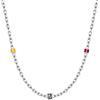 Clondo Collana Uomo Donna As Roma in Acciaio Inossidabile - Prodotto Ufficiale Calcio - Gioiello con Logo - Idea Regalo Elegante per Tifosi Giallorossi - Ragazzo e Ragazza