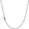 Clondo Collana Uomo Donna Inter in Acciaio Inossidabile - Prodotto Ufficiale Calcio - Gioiello con Logo - Idea Regalo Elegante per Tifosi Neroazzurri - Ragazzo e Ragazza (Slim Plate Chain Inter)