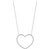 Swarovski Collana da Donna Cadmia rodiato Vetro Bianco - 5117701, Base Metal, Colore: Silberfarben, cod. 5117701