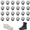 Niuhong 24 Pcs Scarpe Accessori Moda Sneaker Fibbie Decorative Scarpe Bracciale Scarpa Decorazione Scarpe Fai Da Te Scarpa Fibbia Fascino