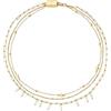 Breil, Collezione Magnetica System, Collana Donna Multigiro in Acciaio con Perle Pendenti Naturali ed Elementi a Forma di Cuore, Regolabile con Chiusura a Magnete, Idea Regalo Donne