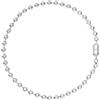 Breil, Collezione Bubble, Collana Uomo in Acciaio, Catena con Sfere in Acciao Lucido, Chiusura con Magnete, Lunghezza 52 cm