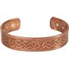 Touchstone Bracciale indiano fatto a mano in rame per uomo donna chakra della pace yoga meditazione mantra