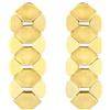 Breil, Collezione Hexagonia, Orecchini Donna a Forma Esagonale in Acciaio Lucido, Comodi e Leggeri, Chiusura a Farfalla, Lunghezza 5,2 cm, Idea Regalo Donna