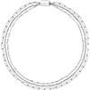 Breil, Collezione Magnetica System, Girocollo da Donna in Acciaio, Catena Rettangolare, Catena Sfaccettata, Chiusura Magnetica