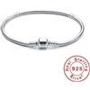NONE Nuovo braccialetto con ciondoli fai da te con catena a forma di serpente in argento sterling 925 per le donne, gioielli regalo con braccialetti per le donne, брасeko ekе androбarkan