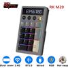 RK Tastiera Numerica Wireless RK ROYAL KLUDGE M20 2.4G, Tri-Modalità, 17 Tasti RGB, Hot-Swappable, con Manopola, Calcolatrice, Tasti PBT