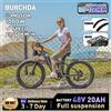 BURCHDA RX80 Bicicletta Elettrica da Montagna 1000W 50KM/H, Batteria al Litio 48V20AH, Pneumatici Fat 4.0 da 26 Pollici, E-Bike per Adulti
