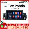 Aycetry Autoradio Android 15 8G 128G con Carplay Wireless, Stereo 8 Core per Fiat Panda 2013-2020, Bluetooth, Schermo da 7 Pollici, Lettore Multimediale