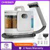 OMESER Pulitore a Vapore per Tappeti 1650W 15KPa, Macchina Pulitrice Integrata Spray e Aspirazione per Auto, Divani e Peli di Animali Domestici