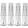 LOKHING (4-Pack Ricambio Universale Regolabile da 29,8 cm Fino a 53,3 cm Heat Plate Shield, Calore Tenda, Flavorizer Bar, bruciatore Cover, Flame tamer per Grill a Gas, Resistente, in Acciaio Inox