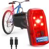 FISCHER Basic Stop - Fanale posteriore per bicicletta a LED, con funzione luce di arresto con batteria, ricarica USB-C e durata 11 ore, omologazione StVZO