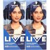 Schwarzkopf LIVE Ultra Bright Hair Dye, 095 Electric Blue Pack OF 2