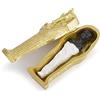 Kocris Casa Ornamento per Acquario Mummia Oro in Stile Egiziano per Pesci, Rettili, Tartarughe, Decorazione per Serbatoio per Animali Domestici in Oro