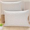 PETTI Artigiani Italiani - Coppia di Federe Cuscino 145x40 cm in Microfibra, Cuscini Arredo Camera da Letto, Divano, Salotto, Set 2 Fodere Copricuscino, Federa Pizzo Tortora, 100% Made in Italy