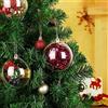 Uten Palline in plastica Trasparente da 8 cm, 20 Pezzi, 8cm-20pcs Baubles, unità