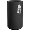 Elho Pure Cilinder High 40 - Grande Vaso - Interno e esterno - 100% Plastica Riciclata - Ø 39.5 x 72.7 - Nero/Black